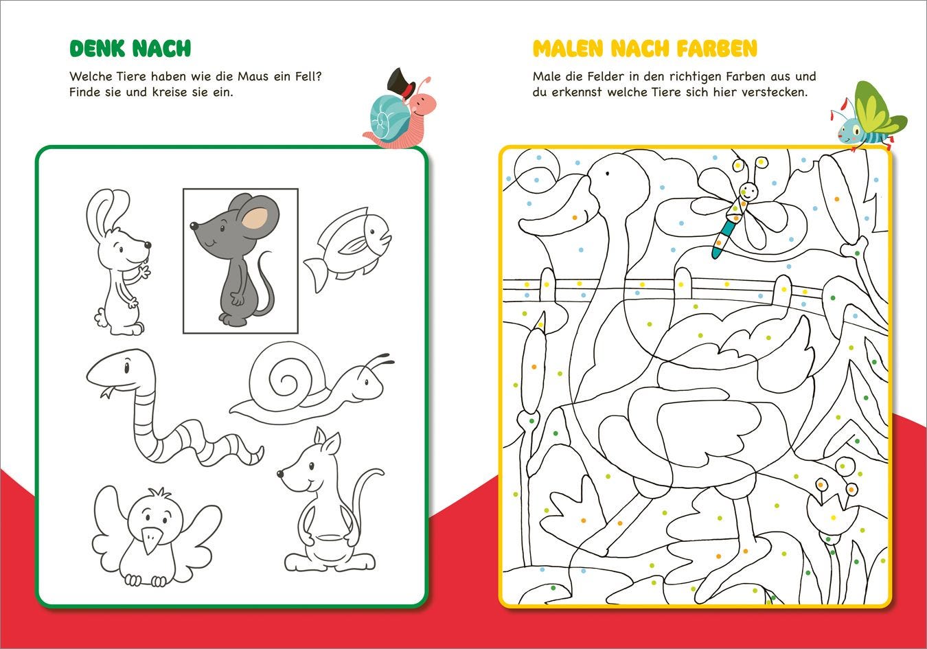 Malen Tessloff Malen und Rätseln für Kindergartenkinder. Natur
