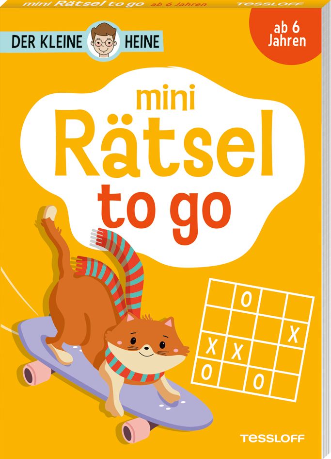 Rätselbuch Tessloff Der kleine Heine. Mini Rätsel to go. Ab 6 Jahren
