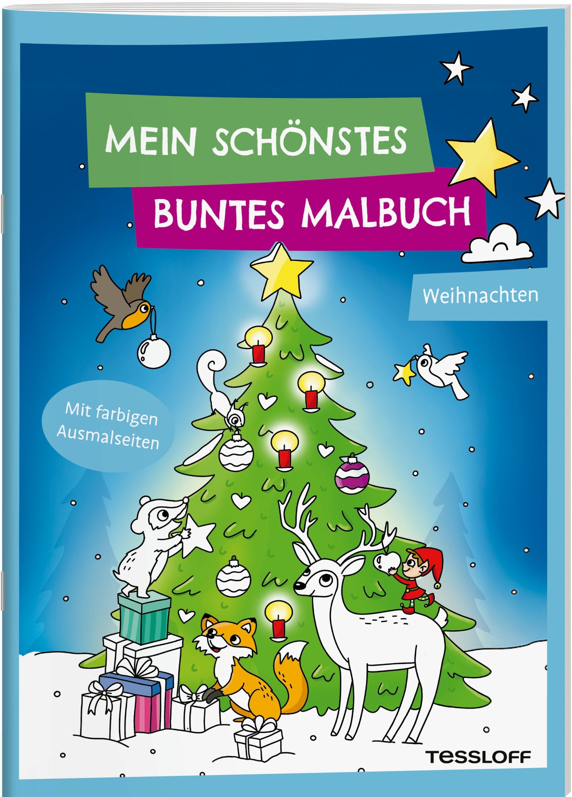 Malen Tessloff Mein schönstes buntes Malbuch. Weihnachten
