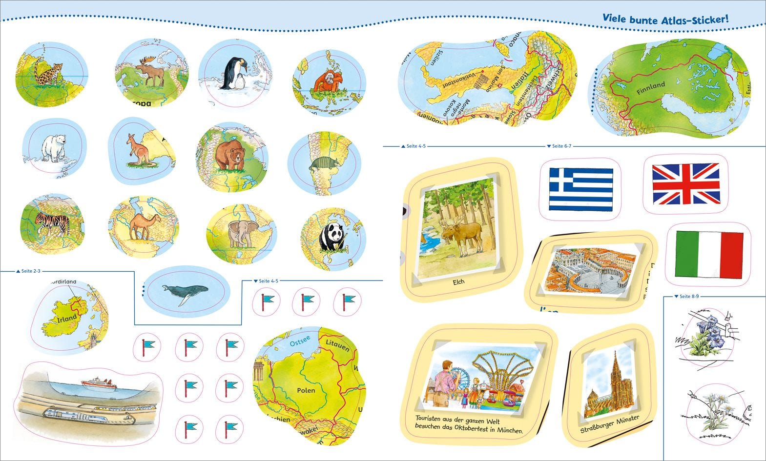 Malen Tessloff WAS IST WAS Junior // Mitmach-Heft // Die Welt entdecken