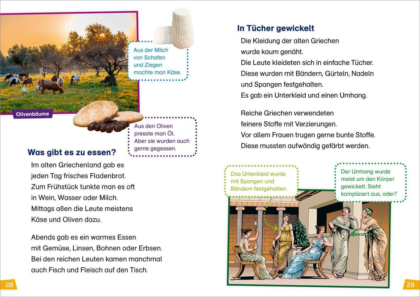 Sachbuch Tessloff WAS IST WAS Erstes Lesen Band 25. Die alten Griechen