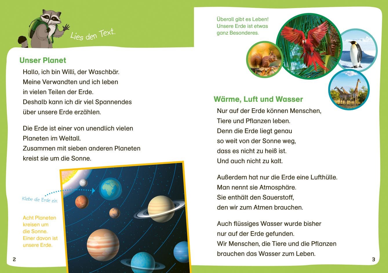 Sachbuch Tessloff WAS IST WAS Erstes Lesen. Leserätsel Unsere Erde