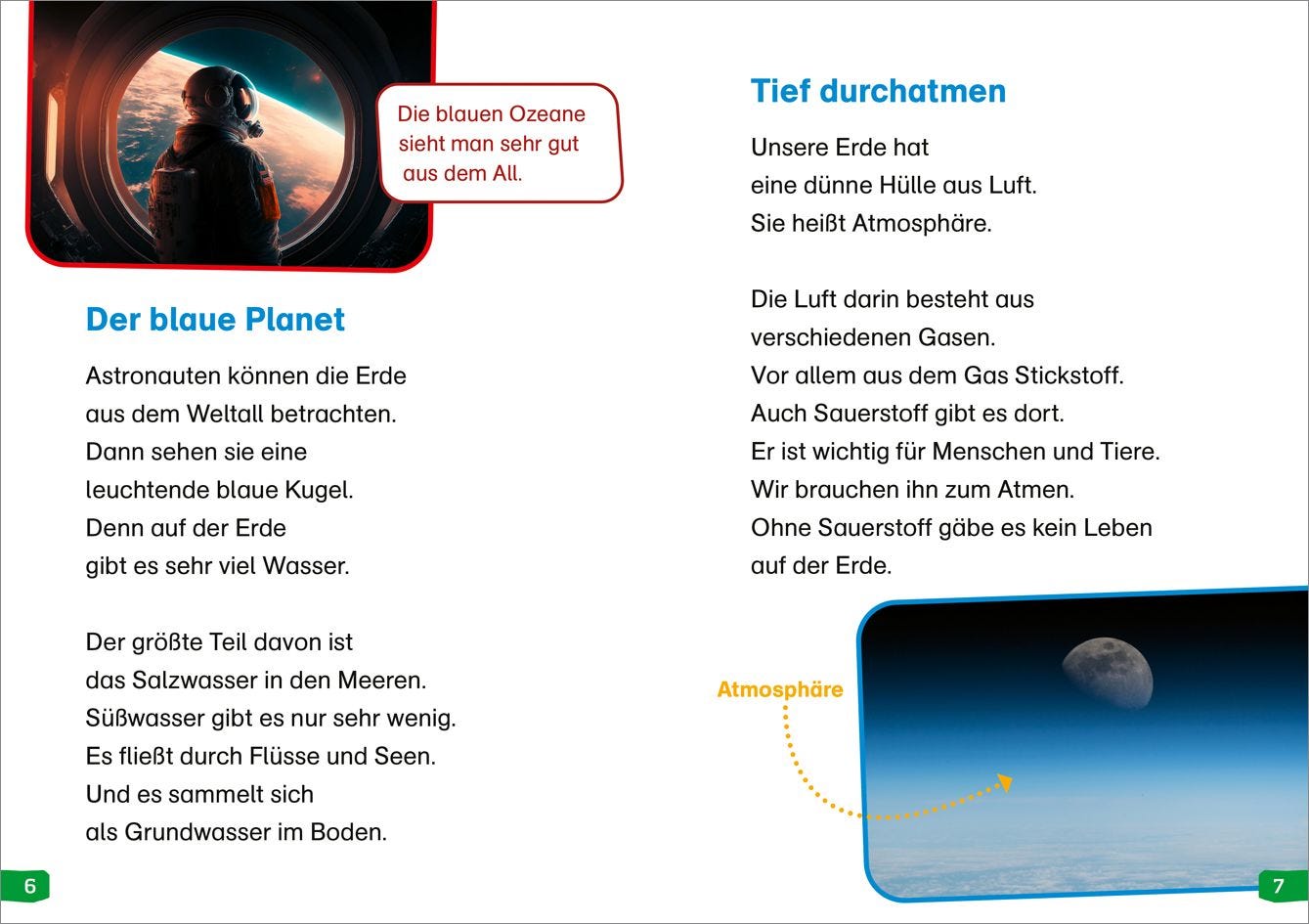Sachbuch Tessloff WAS IST WAS Erstes Lesen easy! Band 14. Entdecke unsere Erde