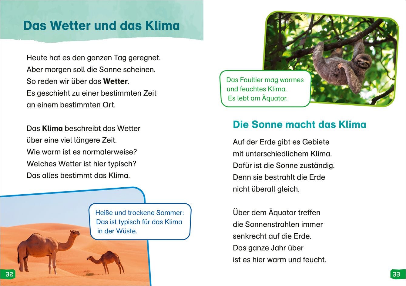 Sachbuch Tessloff WAS IST WAS Erstes Lesen easy! Band 16. Wie wird das Wetter?