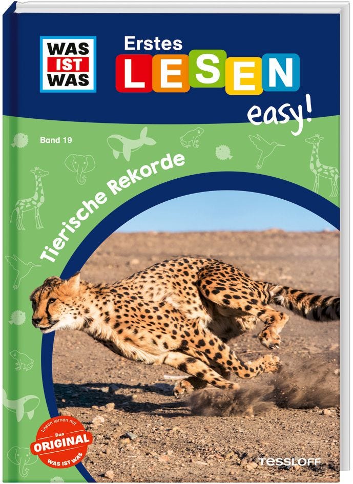 Sachbuch Tessloff WAS IST WAS Erstes Lesen easy! Band 19. Tierische Rekorde