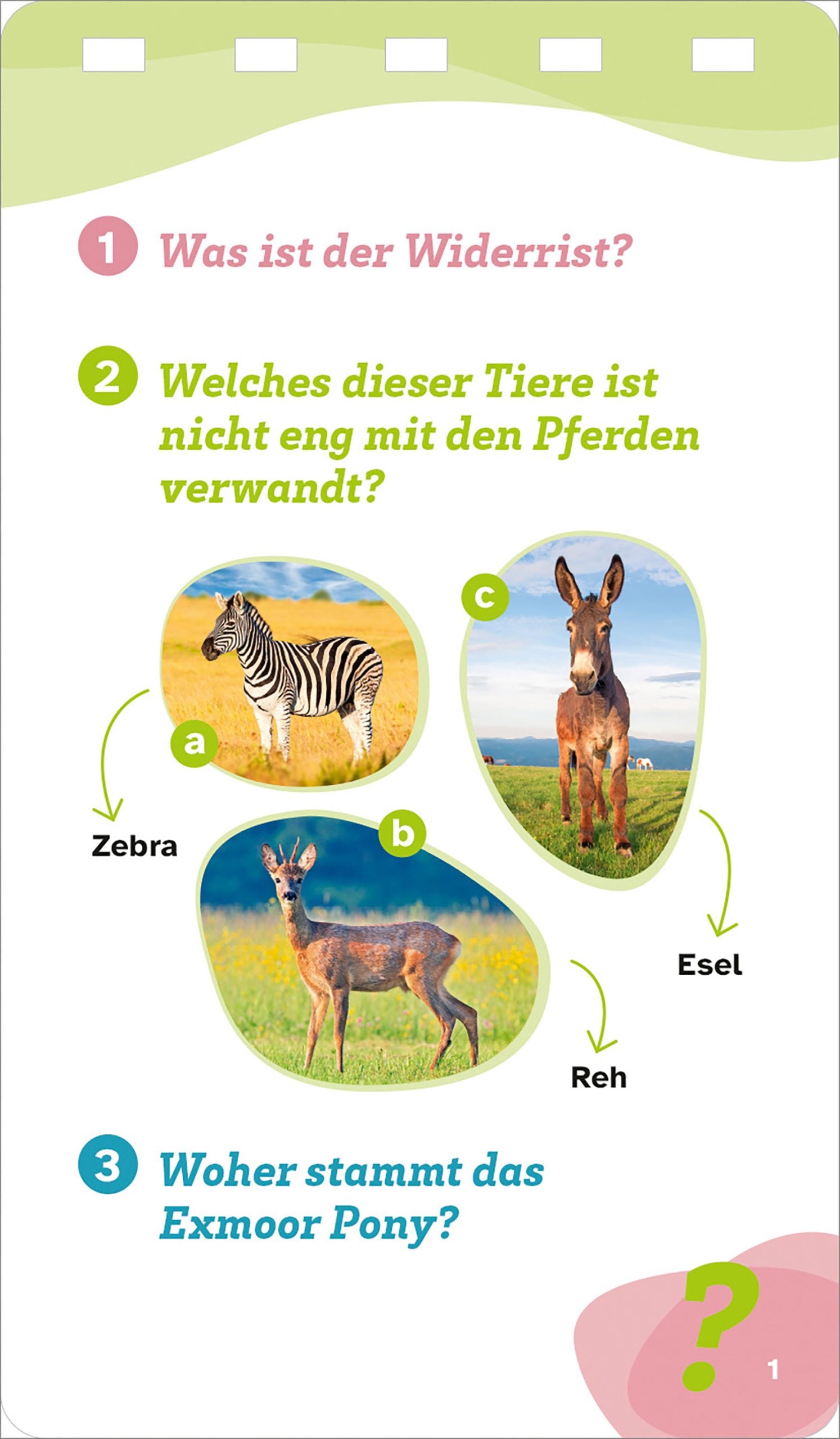 WAS IST WAS Quiz Pferde