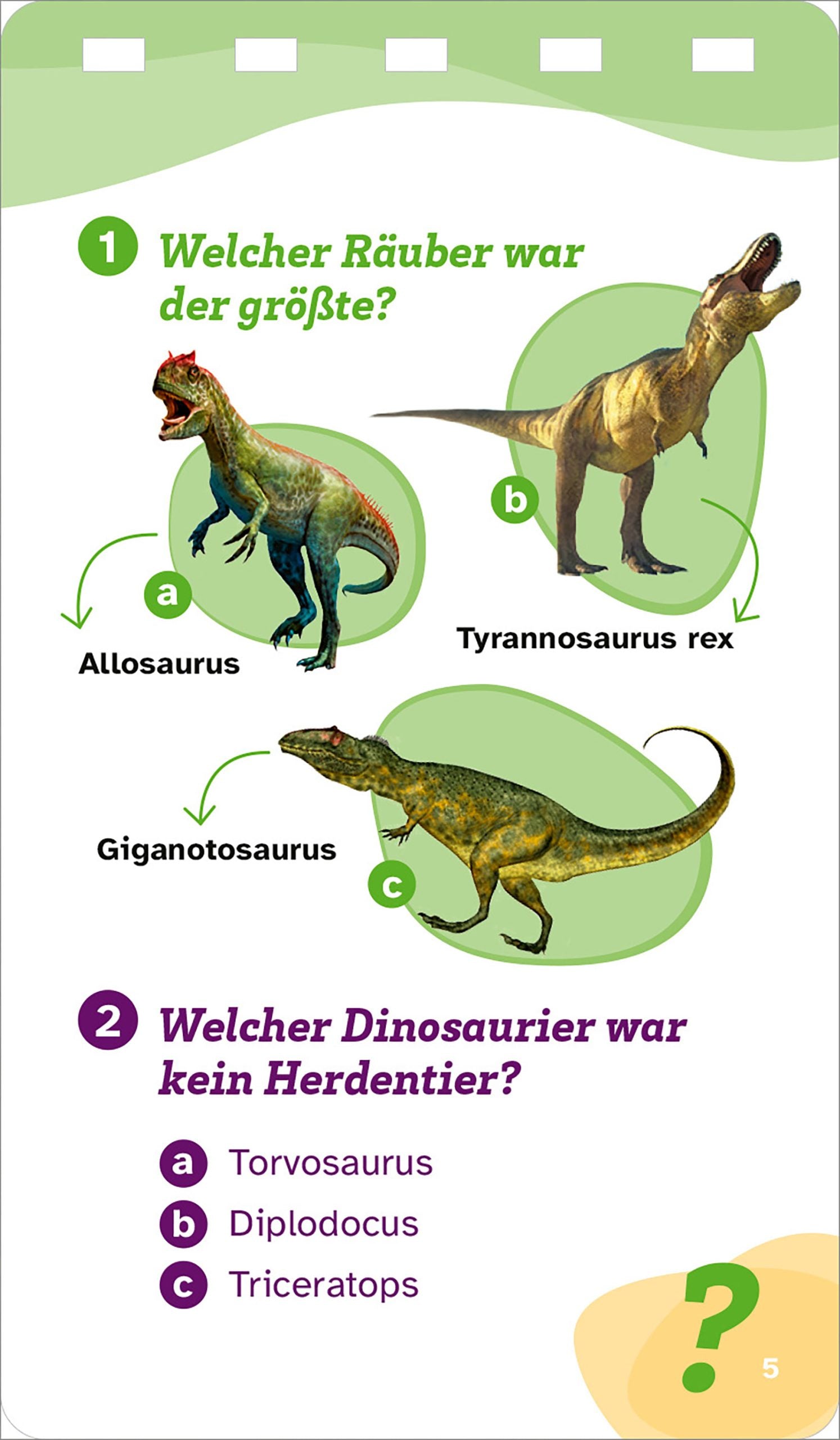WAS IST WAS Quiz Dinosaurier