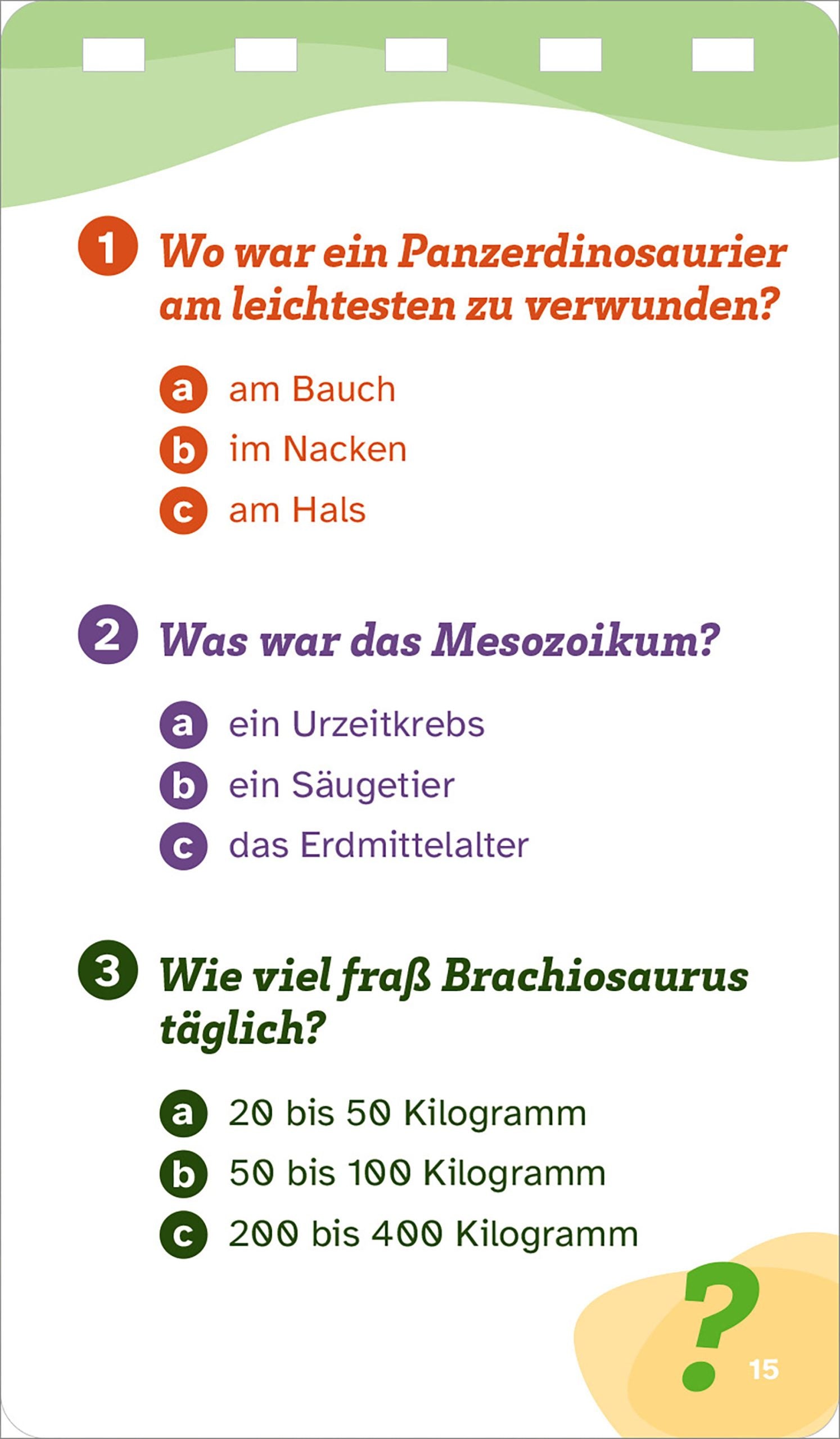 WAS IST WAS Quiz Dinosaurier