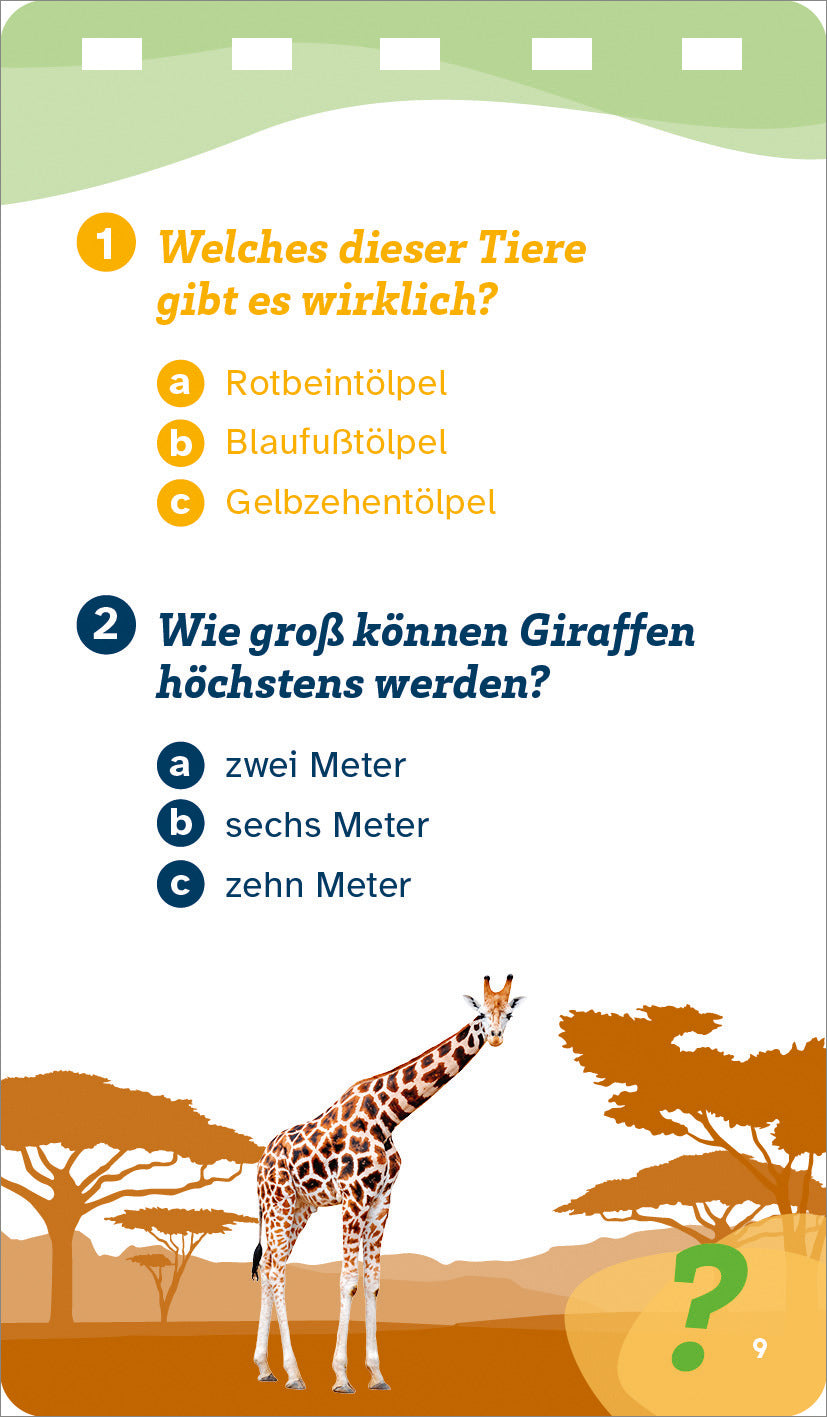WAS IST WAS Quiz Tiere
