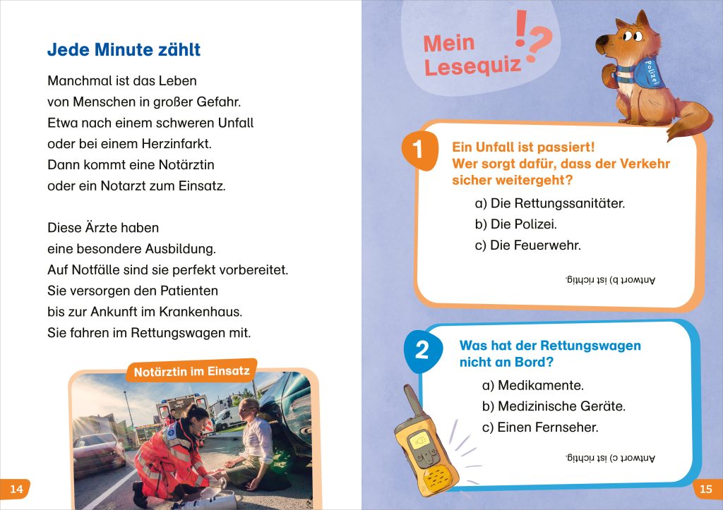 WAS IST WAS Erstes Lesen easy! Rettungsdienste im Einsatz