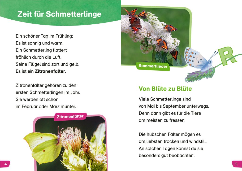 WAS IST WAS Erstes Lesen easy! Unsere Schmetterlinge