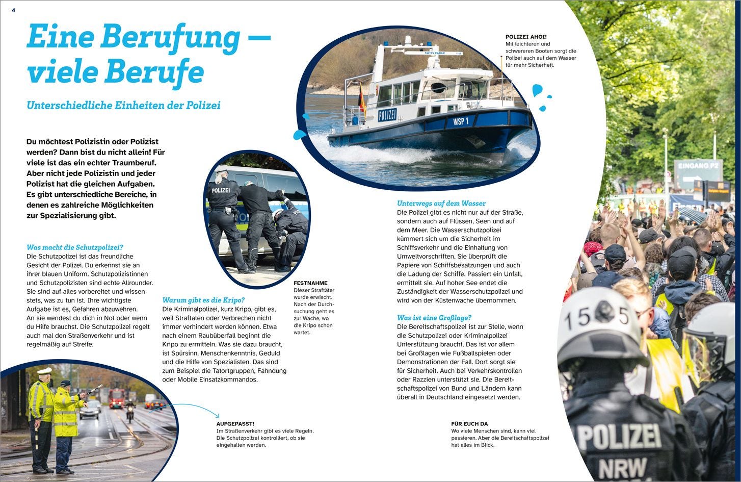 Buch Tessloff WAS IST WAS Polizei. Für dich im Einsatz