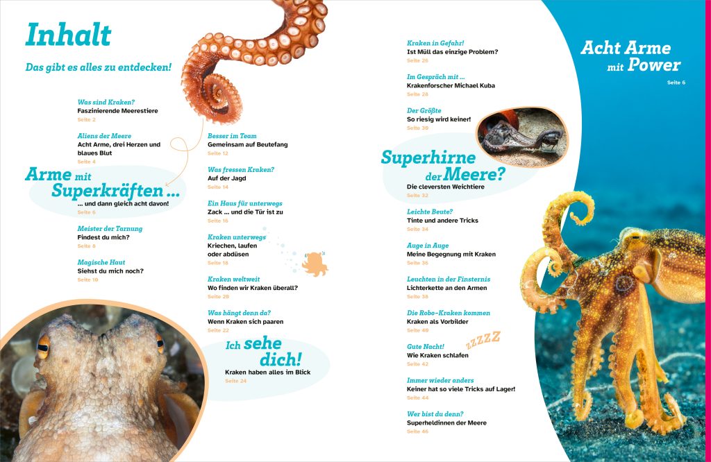 Buch Tessloff WAS IST WAS Kraken. Acht Arme und drei Herzen