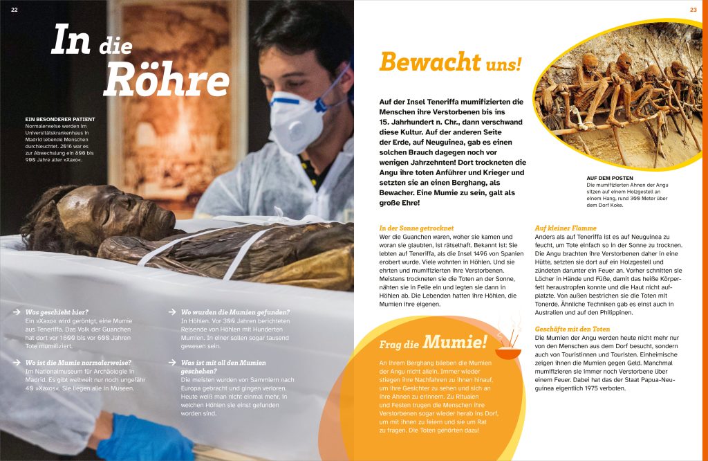 Buch Tessloff WAS IST WAS Mumien und Moorleichen. Was sie uns erzählen