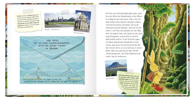 Buch Coppenrath Verlag Mit Felix auf großer Deutschlandreise