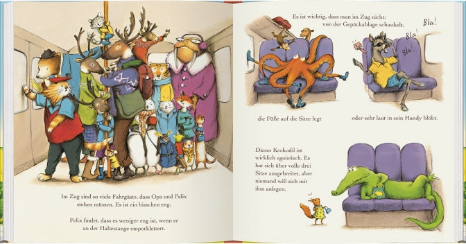 Kinder- und Jugendliteratur Gerstenberg Verlag Felix fährt Eisenbahn