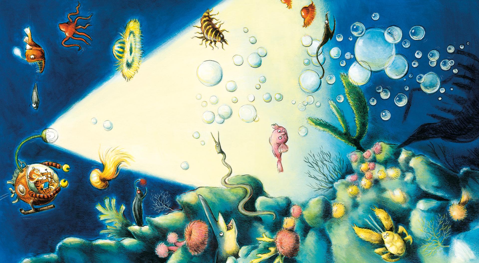 Kinder- und Jugendliteratur Gerstenberg Verlag Tiger Theo in der Tiefsee