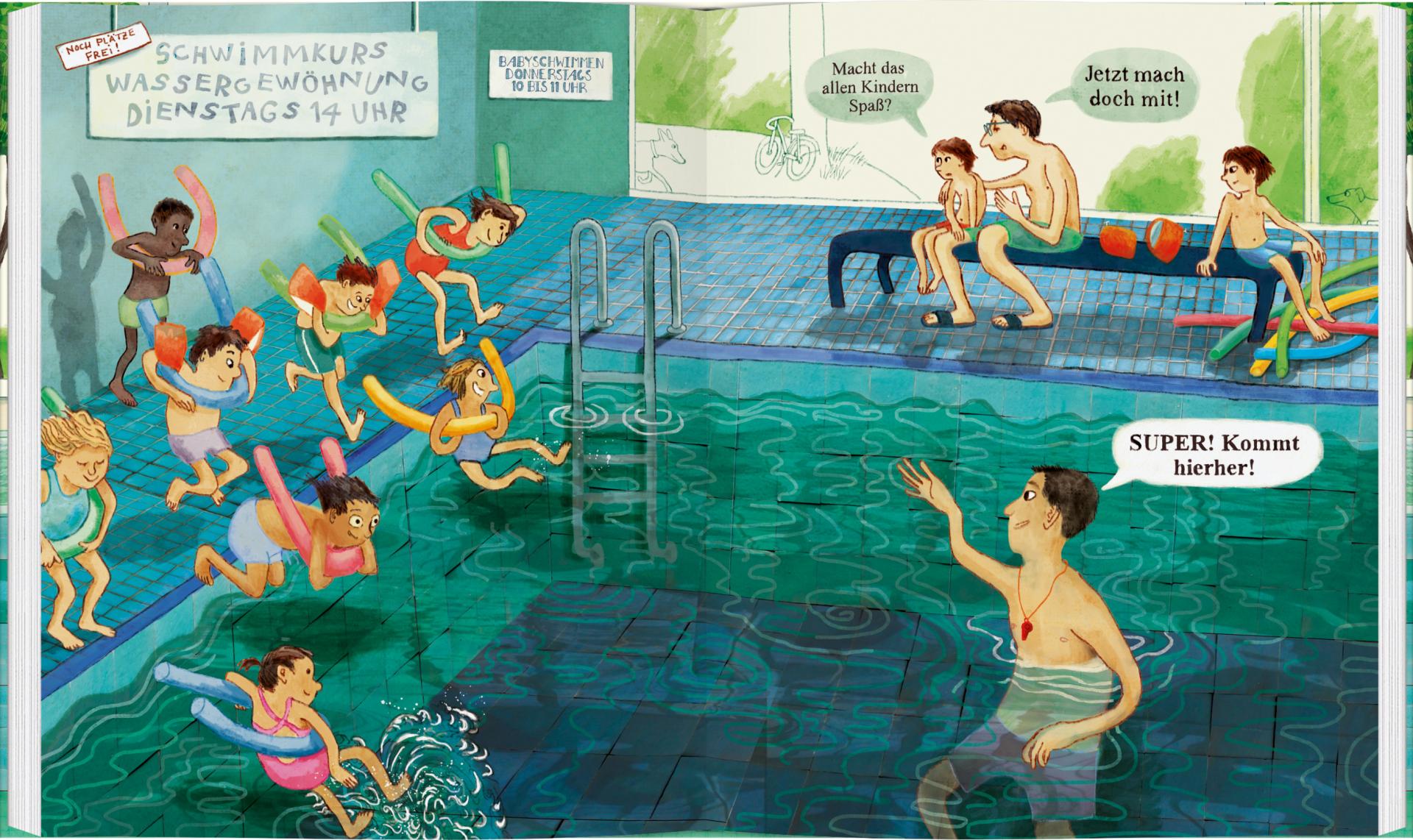 Sachbuch Gerstenberg Verlag Schwimmbad