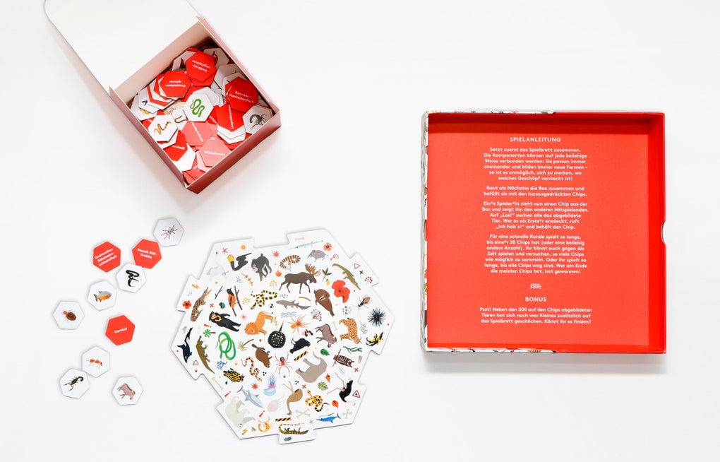 Gesellschaftsspiel Laurence King Verlag Erste*r sein! Gefährliche Tiere