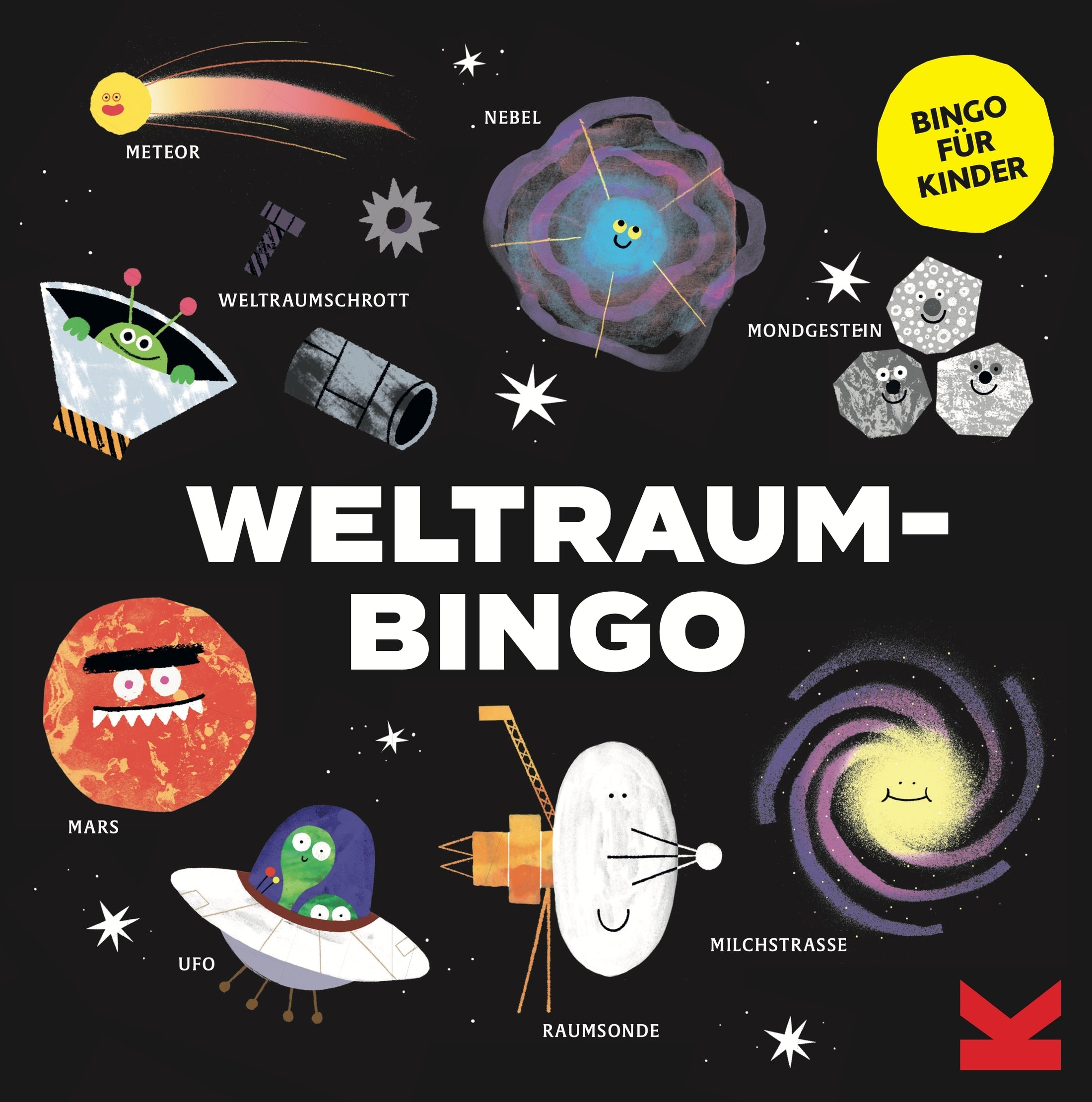 Gesellschaftsspiel Laurence King Verlag Weltraum-Bingo