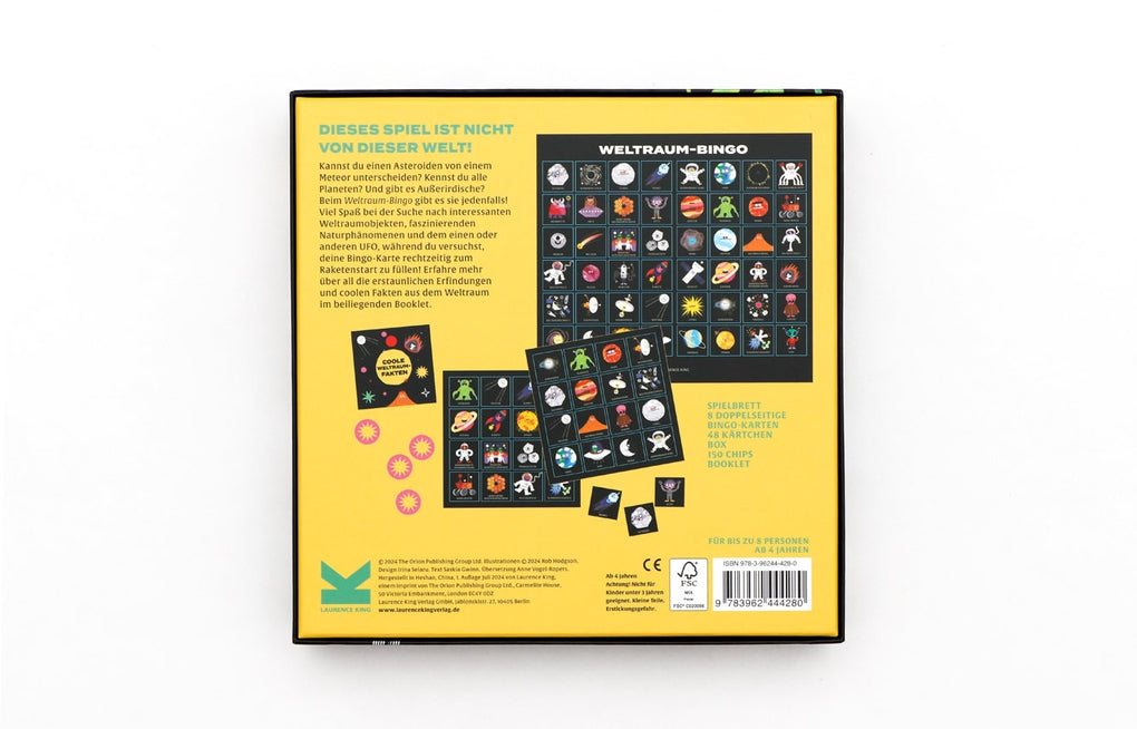 Gesellschaftsspiel Laurence King Verlag Weltraum-Bingo