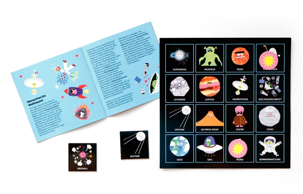 Gesellschaftsspiel Laurence King Verlag Weltraum-Bingo