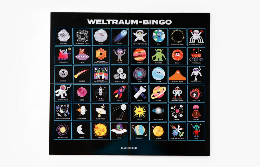Gesellschaftsspiel Laurence King Verlag Weltraum-Bingo