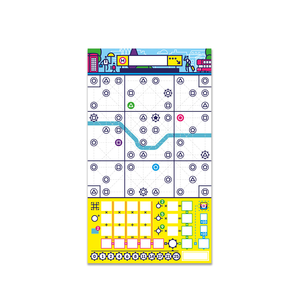 Kooperatives Spiel HCM-Kinzel Ersatzblöcke Next Station London