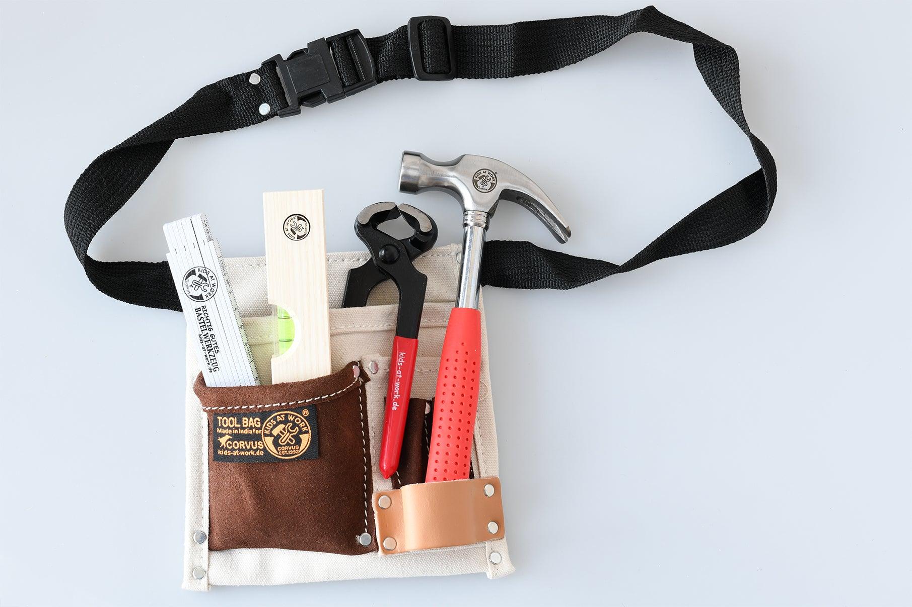 Naturforscher Corvus Werkzeugset Gürtel Baumwolle, Leder