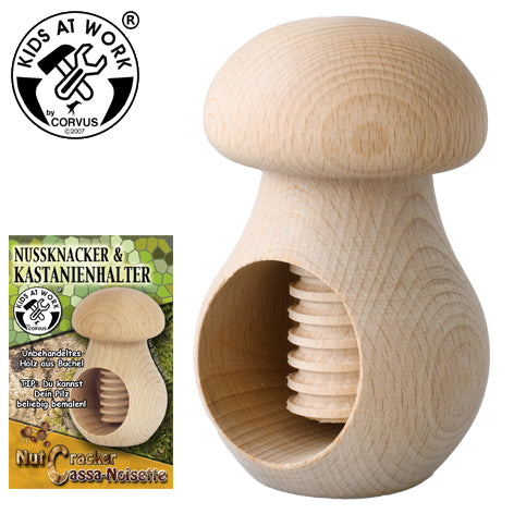 Basteln Corvus Kastanien-Halter-Naturpilz