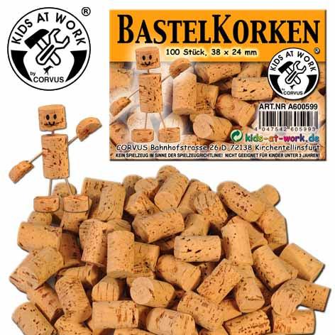Basteln Corvus Bastelkorken 100 St.