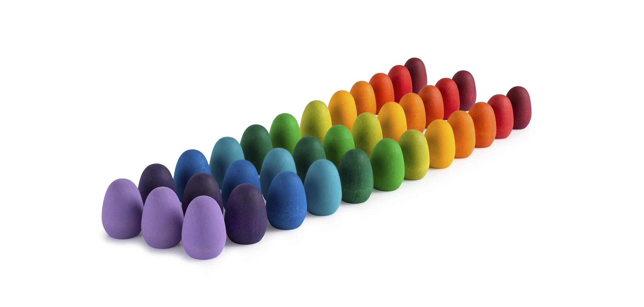 Open-ended Play Grapat Mandala - Rainbow Eggs (Eier)