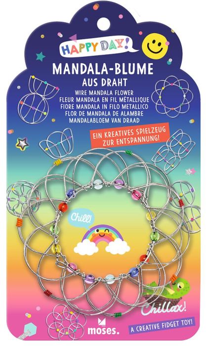 Krimskrams Moses Verlag Happy Day Mandala-Blume aus Draht