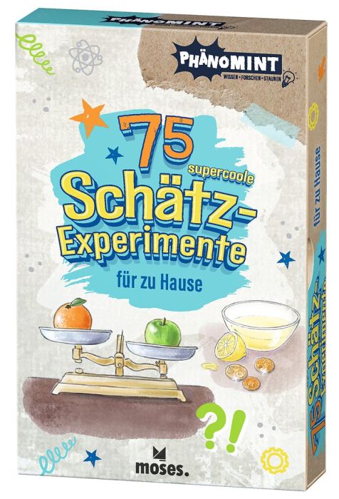 Experiment Moses Verlag PhänoMINT 75 supercoole Schätz-Experimente für zu Hause