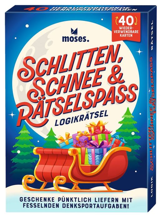 Schlitten, Schnee & Rätselspaß
