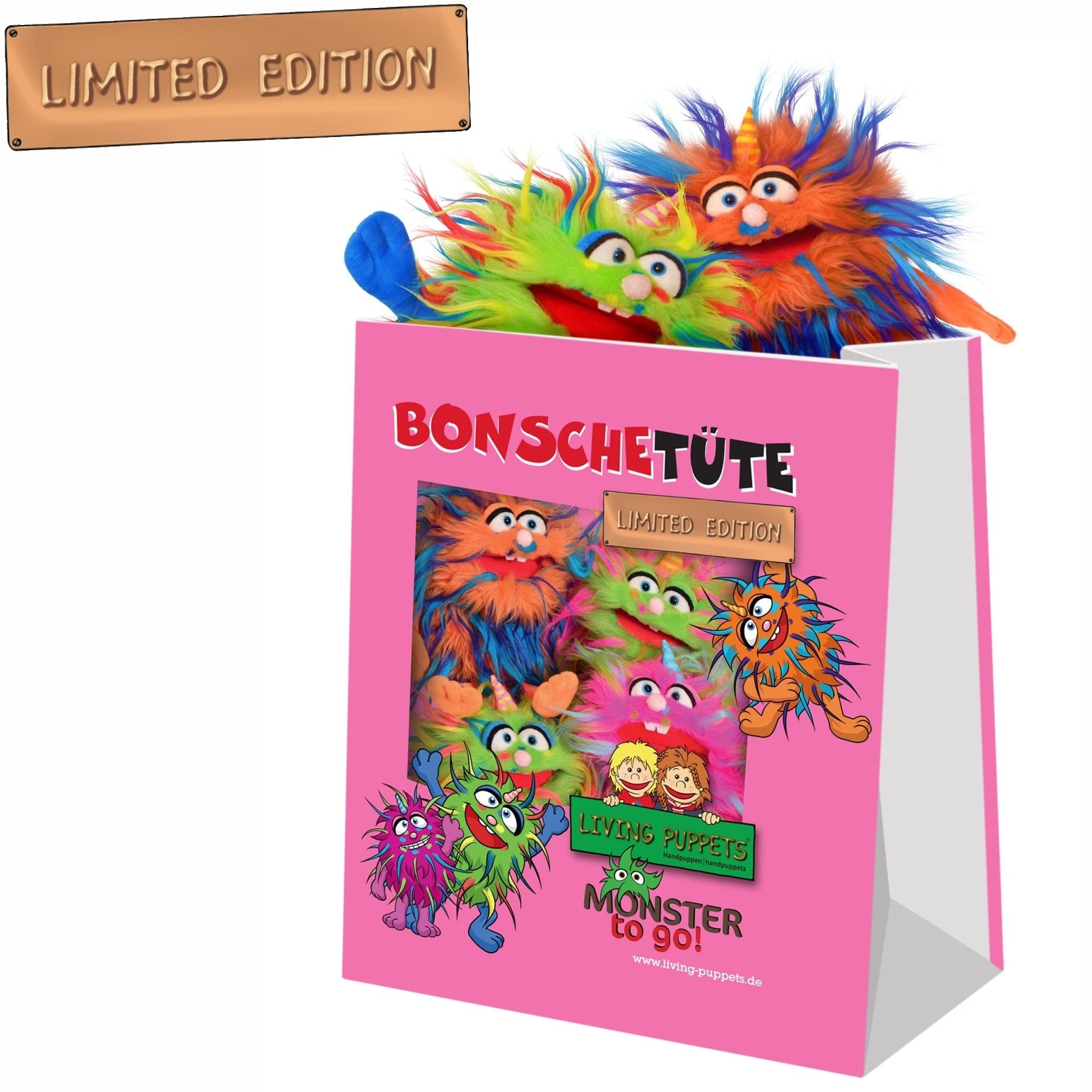 Handpuppe Living Puppets Bonschetüte (Handpuppen) - Limitiert