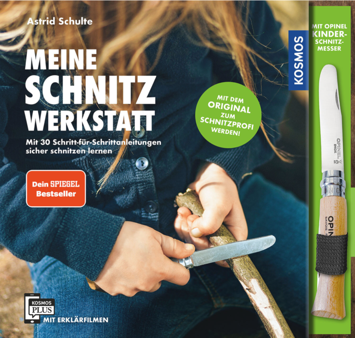 Meine Schnitzwerkstatt (mit Opinel Kinderschnitzmesser)