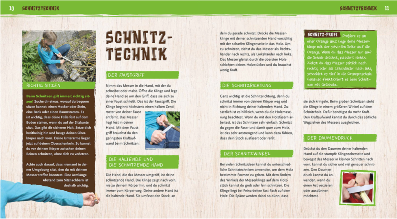 Abenteuer KOSMOS Meine Schnitzwerkstatt (mit Opinel Kinderschnitzmesser)