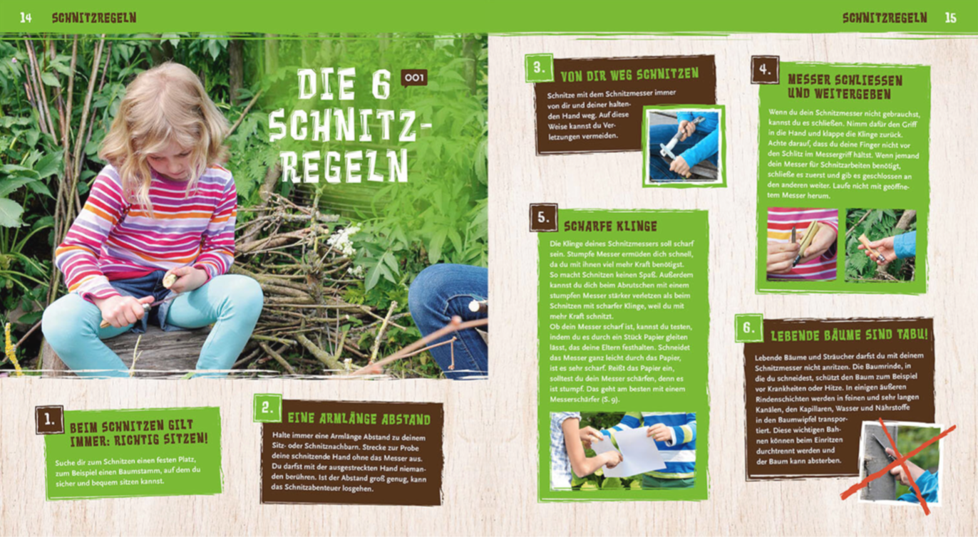 Abenteuer KOSMOS Meine Schnitzwerkstatt (mit Opinel Kinderschnitzmesser)