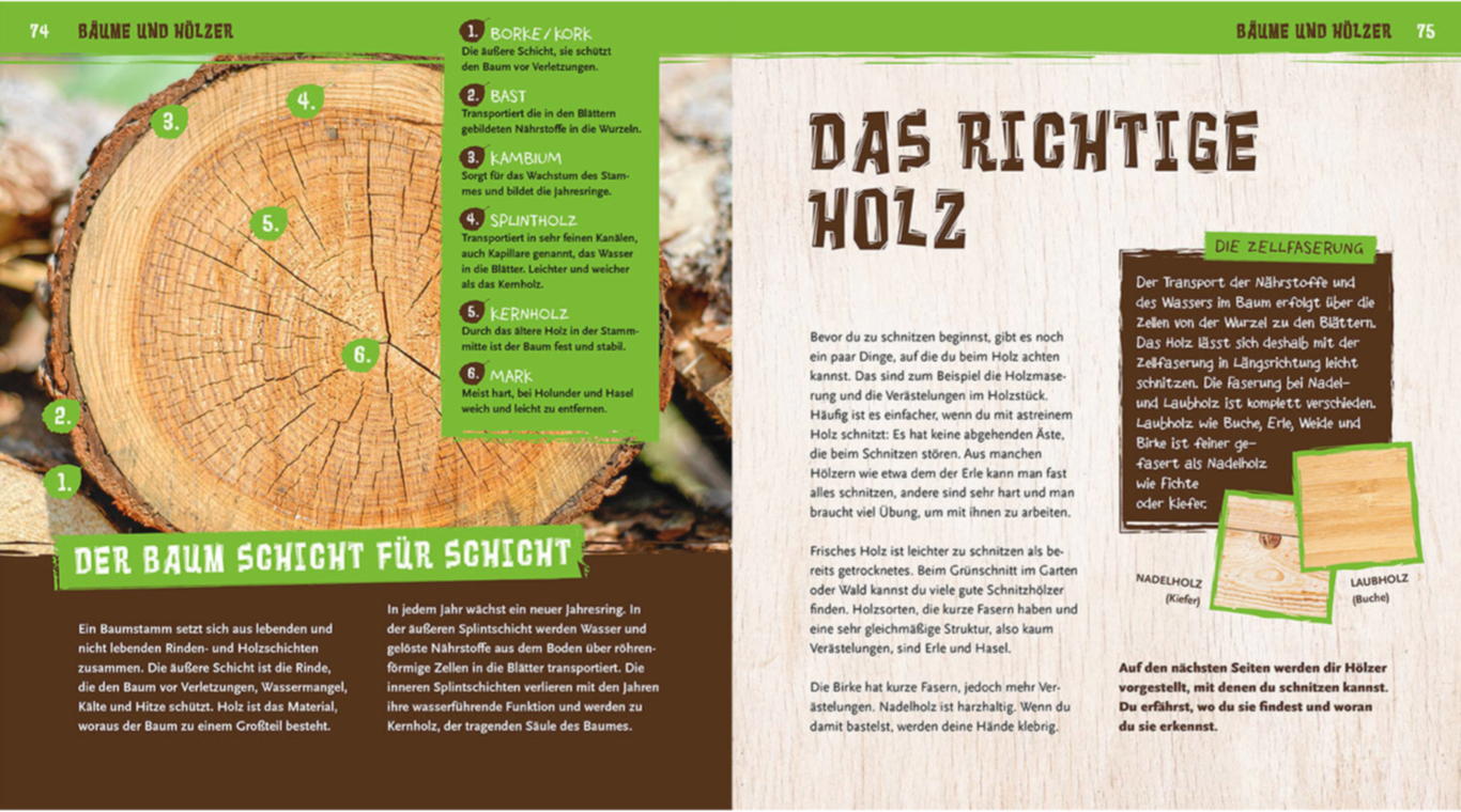 Abenteuer KOSMOS Meine Schnitzwerkstatt (mit Opinel Kinderschnitzmesser)