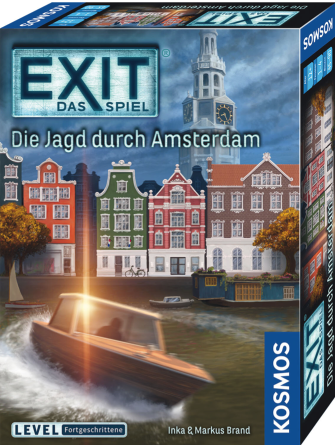Rätselspiel KOSMOS EXIT® - Das Spiel: Die Jagd durch Amsterdam