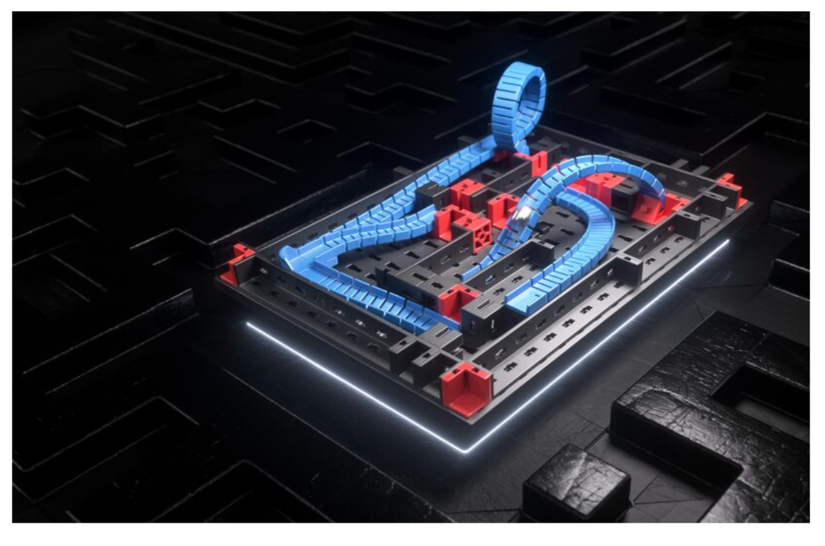Technisches Bauen fischertechnik Labyrinth