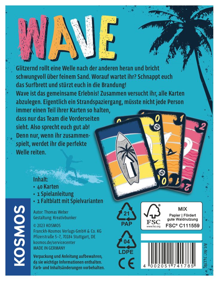 Kartenspiel KOSMOS Kartenspiel Wave