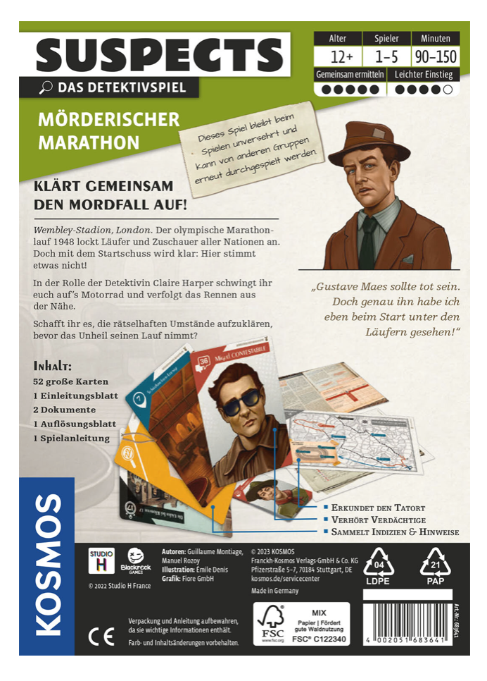 Suspects: Mörderischer Marathon