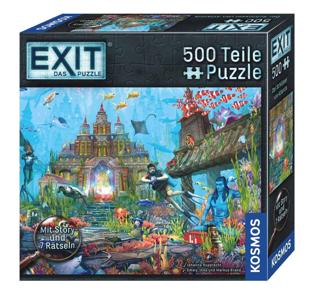 Rätselspiel KOSMOS EXIT - Das Puzzle: Der Schlüssel von Atlantis