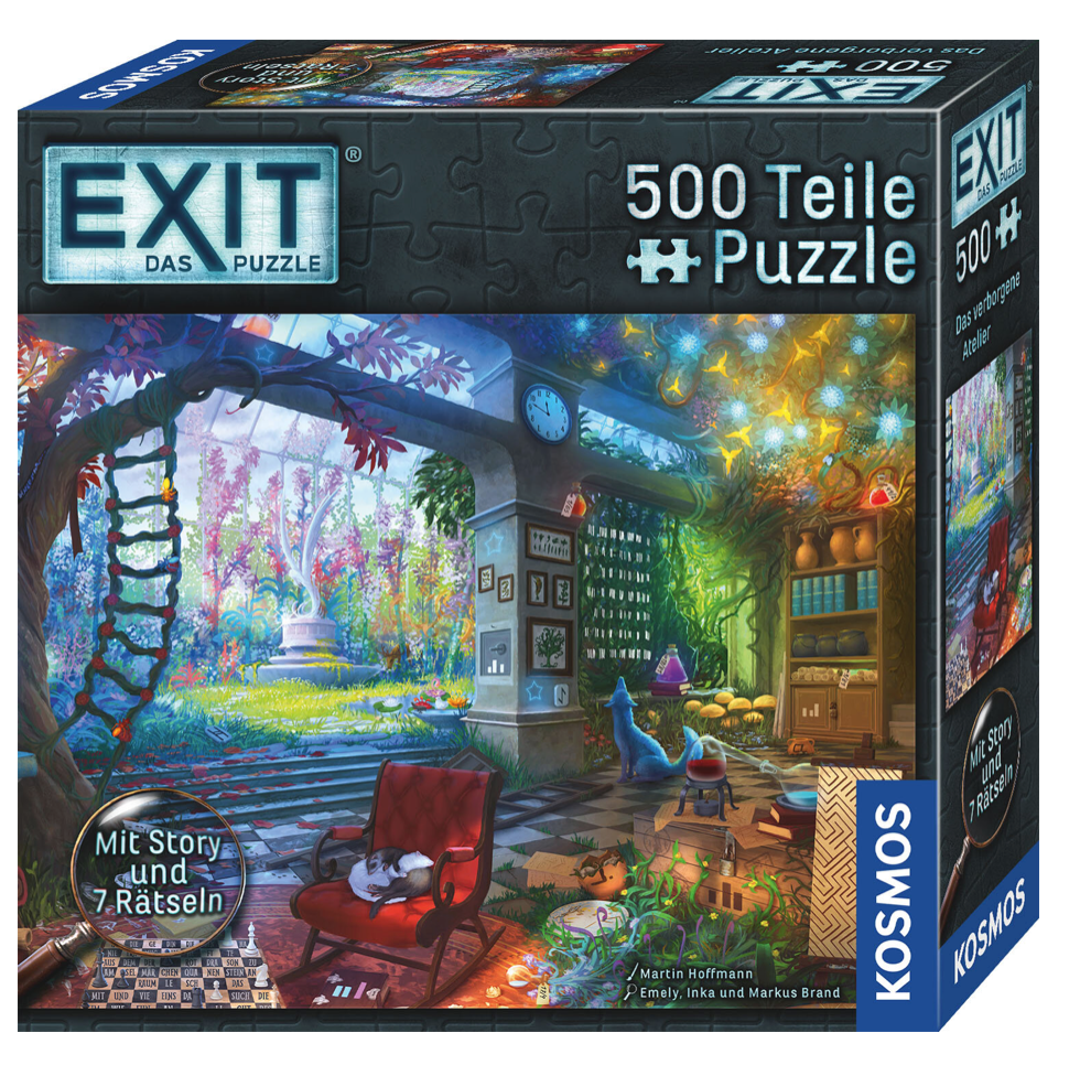 Rätselspiel KOSMOS EXIT - Das Puzzle: Das verborgene Atelier