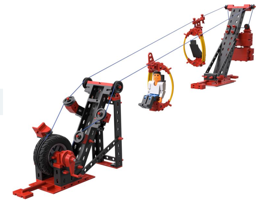 Technisches Bauen fischertechnik Seilbahn
