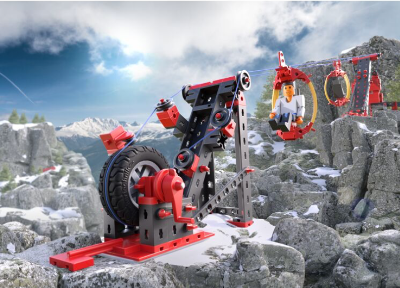 Technisches Bauen fischertechnik Seilbahn