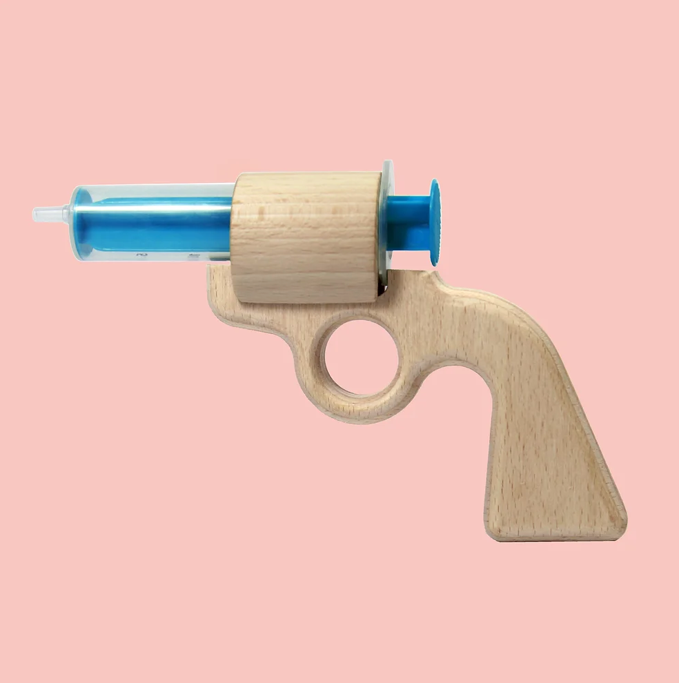 Neue Freunde Aqua Joe - die erste Wasserpistole aus Holz!