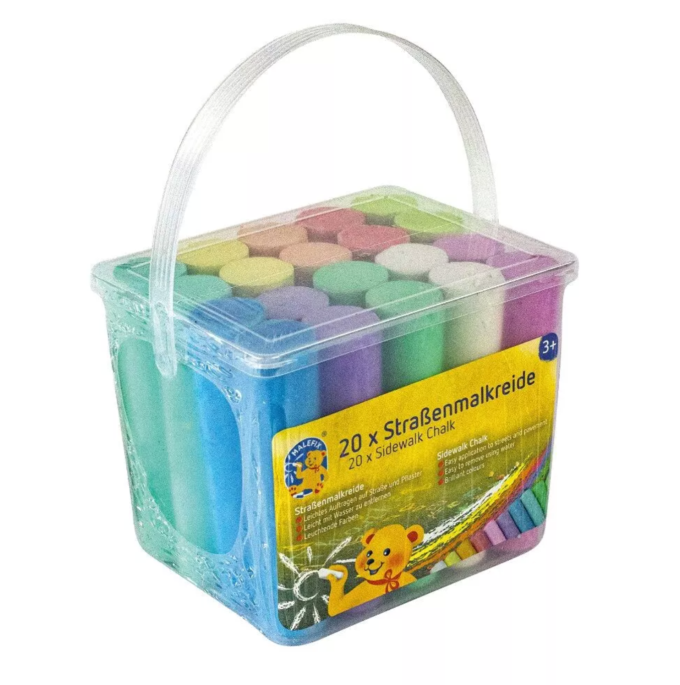 Sonstiges Pustefix MALEFIX Straßenmalkreide 20er Packung